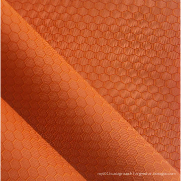 Jacquard hexagon polyester polyester Oxford PVC / PU Jacquard en polyester